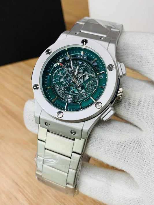 Hublot Watch Stainless Steel (Premium Quality)