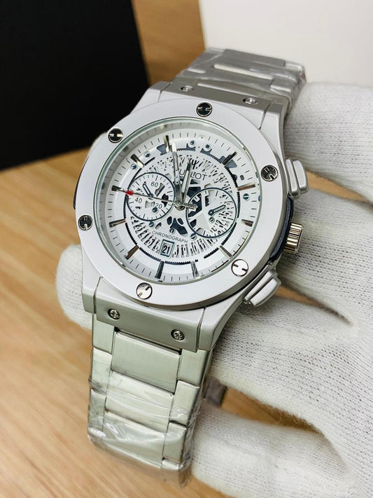 Hublot Watch Stainless Steel (Premium Quality)