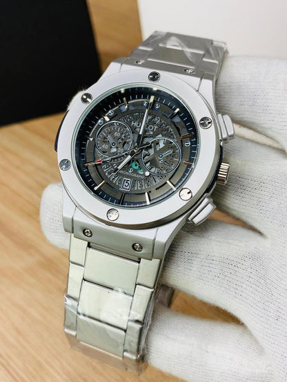 Hublot Watch Stainless Steel (Premium Quality)