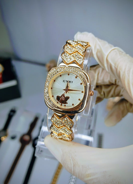 Eyki Diamond Dust Stainless Steet Watch -