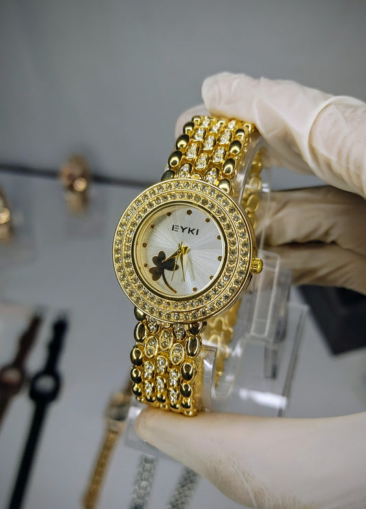 EYKI Diamond Bezel Stainless Steel Women's Watch