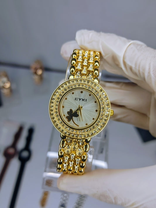 EYKI Diamond Bezel Stainless Steel Women's Watch